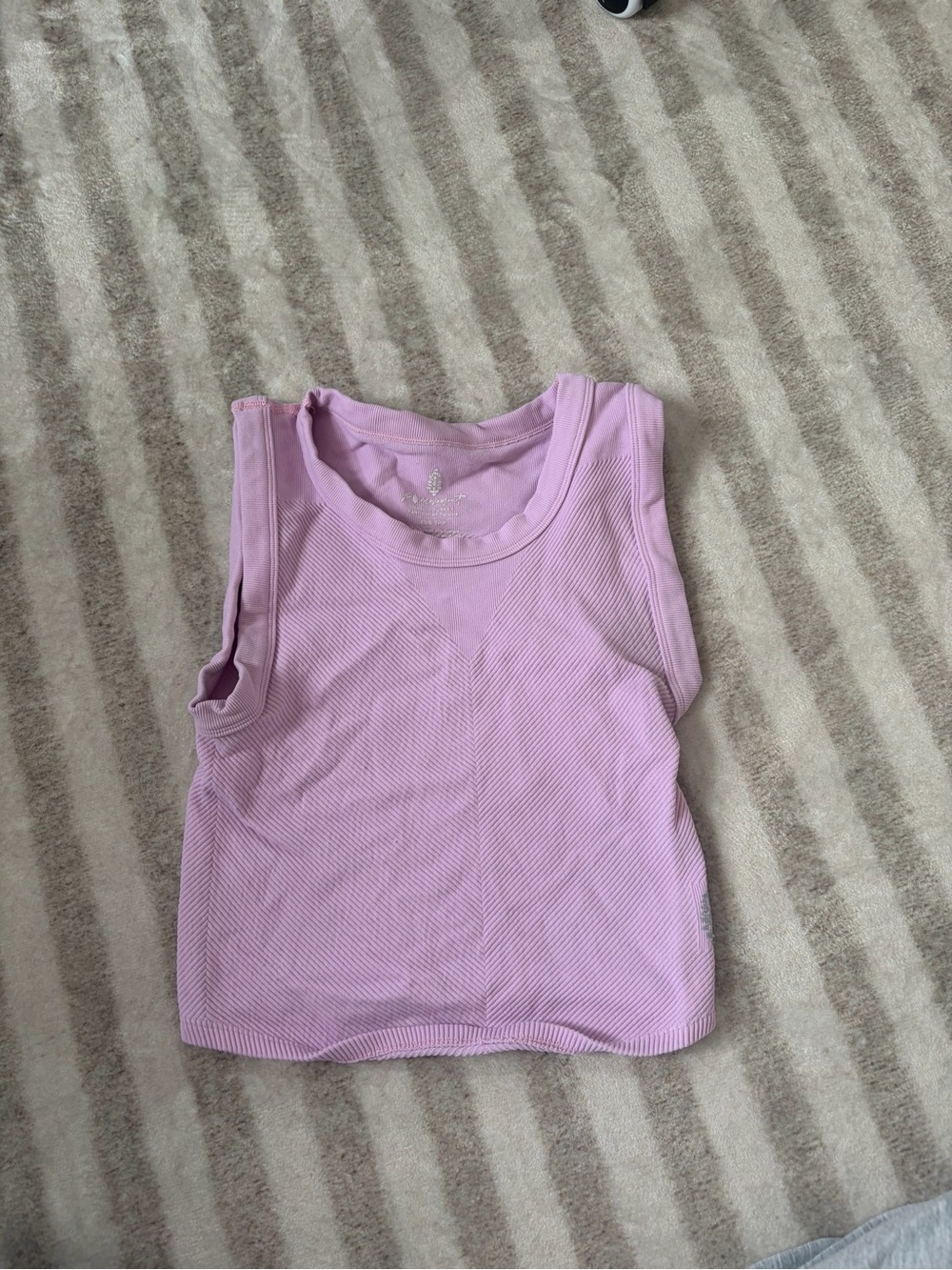 FP Movement by Free People Lilac Ribbed Tank